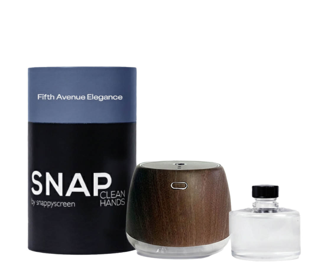 "Fifth Avenue Elegance" Touchless Mister Sanitizer - Woodgrain Edition