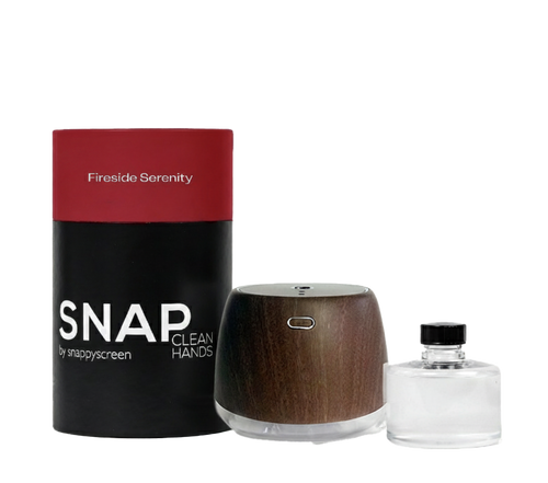 "Fireside Serenity" Touchless Mister Sanitizer (Limited Edition Woodgrain)