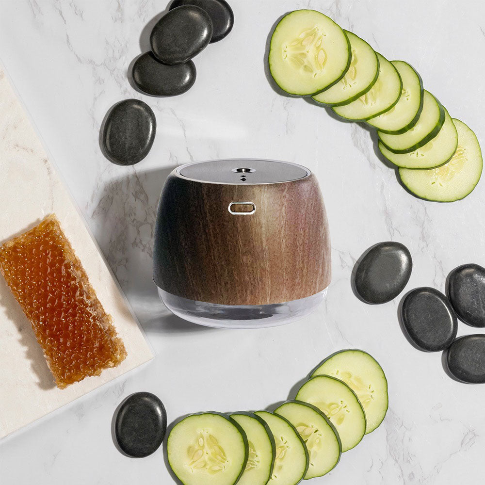 'Day at the Spa' Touchless Mist Sanitizer - Woodgrain Edition