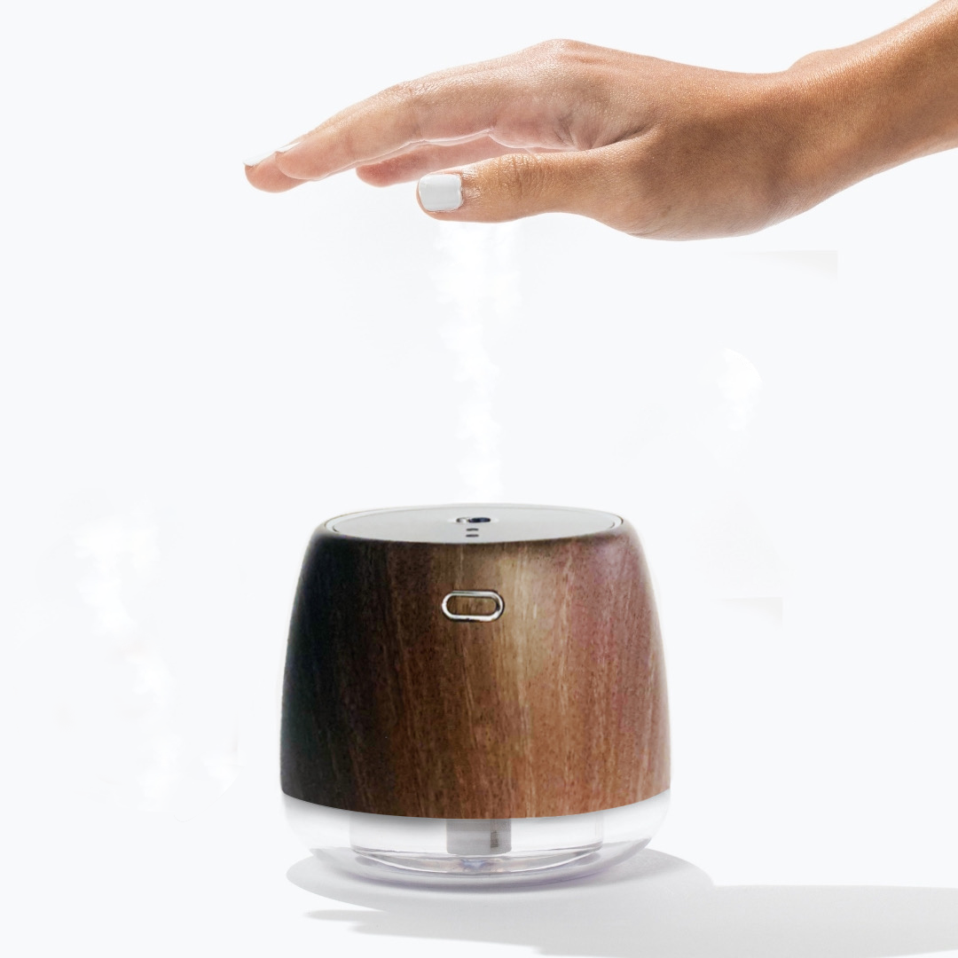 "Fifth Avenue Elegance" Touchless Mister Sanitizer - Woodgrain Edition